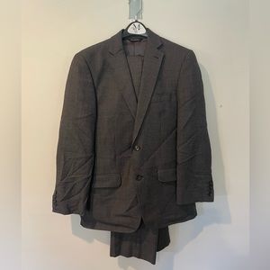 Men's Marc Anthony Wool Suit - Dark Gray